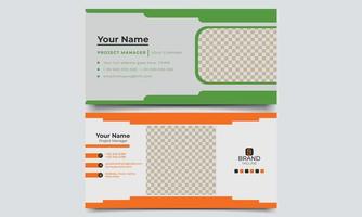 Email signature template. Business email signature design. vector