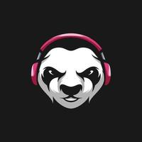 Panda Head Mascot Design vector