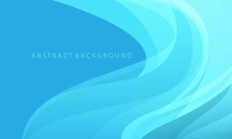 Abstract blue wave curve dynamic design modern luxury creative background vector