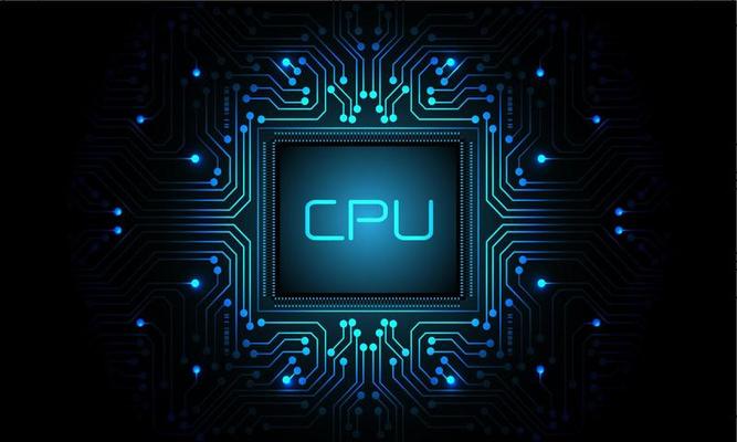 Technology blue light energy circuit microprocessor cyber on black futuristic pattern design creative background vector
