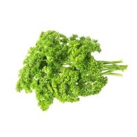 Parsley isolated on white background with clipping path photo