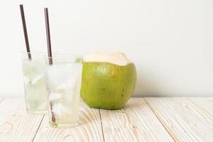 coconut water or coconut juice