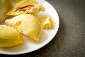 Durian riped and fresh ,durian peel photo