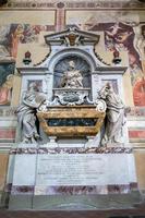 FLORENCE, TUSCANY, ITALY, 2019. Tomb of Galileo Galilei in Santa Croce Church photo