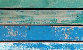 Old wooden texture with grunge paint. Wood texture in vintage style. photo