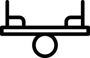 seesaw vector illustration on a background.Premium quality symbols.vector icons for concept and graphic design.
