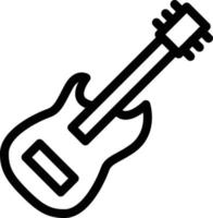 ilustración de vector de guitarra en un fondo. símbolos de calidad premium. iconos vectoriales para concepto y diseño gráfico.