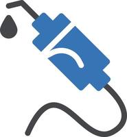 ilustración de vector de gota de gasolina en un fondo. símbolos de calidad premium. iconos vectoriales para concepto y diseño gráfico.