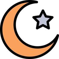 moon star vector illustration on a background.Premium quality symbols.vector icons for concept and graphic design.