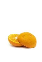 Fresh citrus fruit on a white background photo