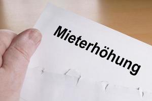 Mieterhohung is German for rent increase photo
