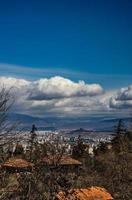 Spring view to Tbilisi city photo