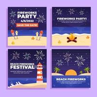 Festival Fireworks Social Media Tamplate
