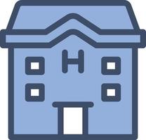 nursing home vector illustration on a background.Premium quality symbols.vector icons for concept and graphic design.