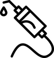 ilustración de vector de gota de gasolina en un fondo. símbolos de calidad premium. iconos vectoriales para concepto y diseño gráfico.