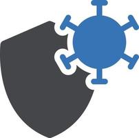 ilustración de vector de virus de seguridad en un fondo. símbolos de calidad premium. iconos vectoriales para concepto y diseño gráfico.