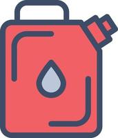 fuel can vector illustration on a background.Premium quality symbols.vector icons for concept and graphic design.