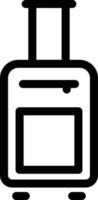 luggage vector illustration on a background.Premium quality symbols.vector icons for concept and graphic design.