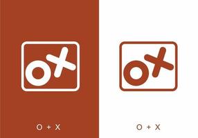 initial letter text of OX vector