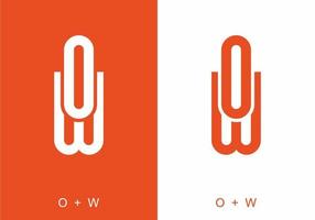 initial letter text of OW vector