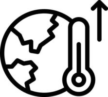 ilustración de vector de alta temperatura en un fondo. símbolos de calidad premium. iconos vectoriales para concepto y diseño gráfico.