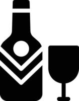 ilustración de vector de bebida de vino en un fondo. símbolos de calidad premium. iconos vectoriales para concepto y diseño gráfico.