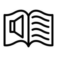 ilustración de vector de libro de música en un fondo. símbolos de calidad premium. iconos vectoriales para concepto y diseño gráfico.
