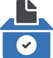 ballot vector illustration on a background.Premium quality symbols.vector icons for concept and graphic design.