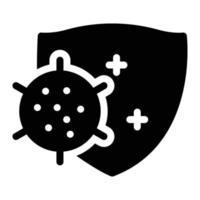 virus shield vector illustration on a background.Premium quality symbols.vector icons for concept and graphic design.