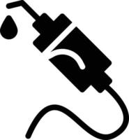 ilustración de vector de gota de gasolina en un fondo. símbolos de calidad premium. iconos vectoriales para concepto y diseño gráfico.