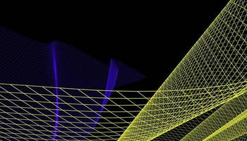 Abstract 3d mesh wave background. Futuristic technology style. Elegant background for business presentations. photo