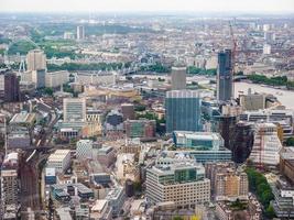 HDR Aerial view of London photo