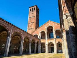 HDR Sant Ambrogio church, Milan photo