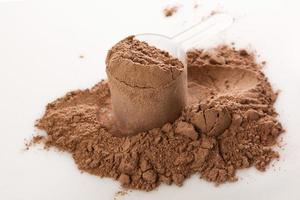 Whey protein powder photo