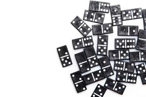 Pieces of domino photo