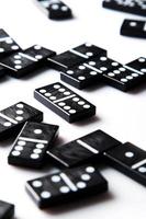 Pieces of domino photo