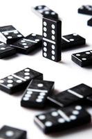 Pieces of domino photo