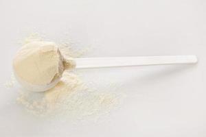 Whey protein powder photo