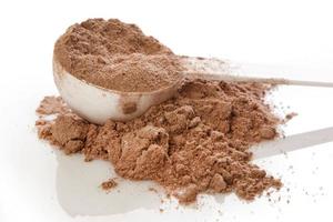 Whey protein powder photo