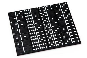 Pieces of domino photo