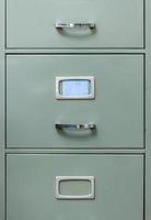 Steel filing cabinet photo