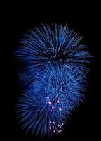 The blue firework photo