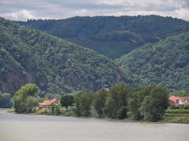 the danube river in austria photo