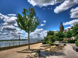 Emmerich at the river rhine in germany photo