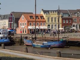 la ciudad de husum en el mar del norte foto