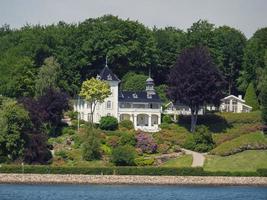 the city of Flensburg at the baltic sea photo