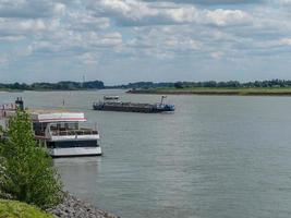 Emmerich at the river rhine in germany photo