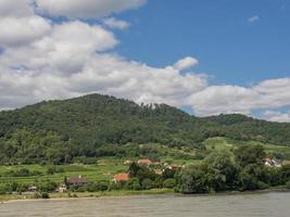 the danube river in the austrian wacha photo
