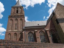 Emmerich at the river rhine in germany photo