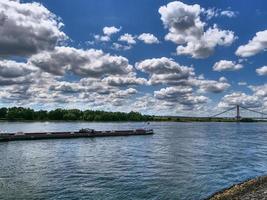 Emmerich at the river rhine in germany photo